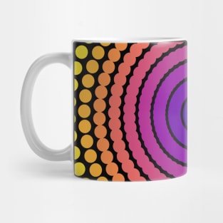 Single Spiral Plasma Galaxy | Light Sunset Blue Red Yellow Mug